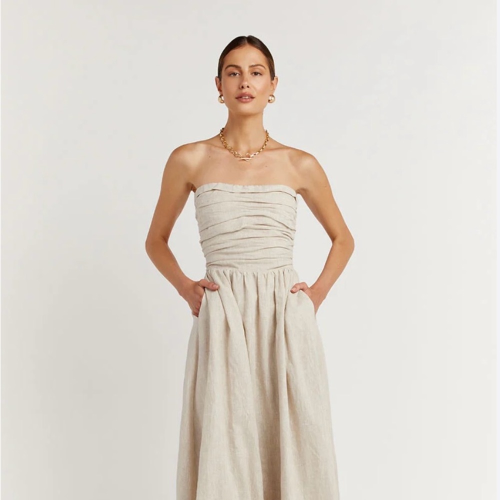 DISSH Linen Maxi Dress